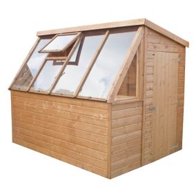 Mercia 8x6 Pent Dip treated Tongue & groove Potting shed with floor