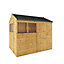 Mercia 8x6 Reverse apex Dip treated Tongue & groove Shed with floor