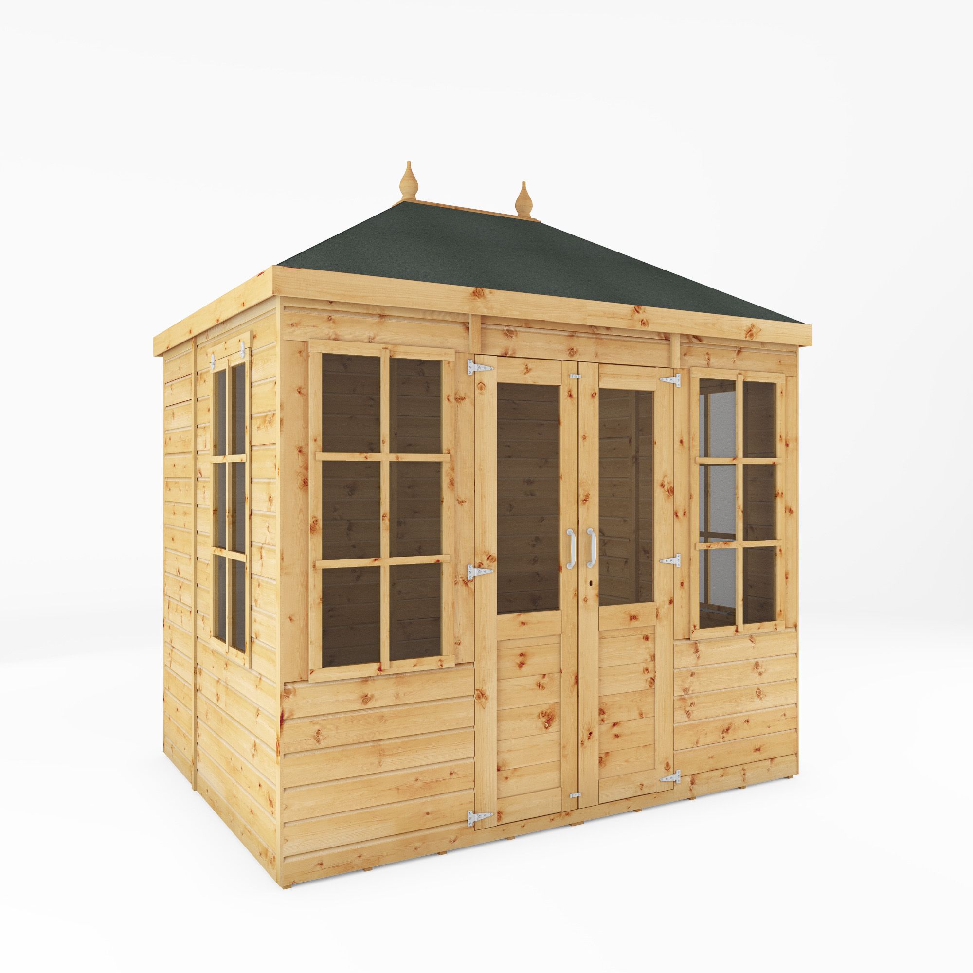 Mercia Clover 8x6 ft with Double door & 2 windows Hip Wooden Summer house
