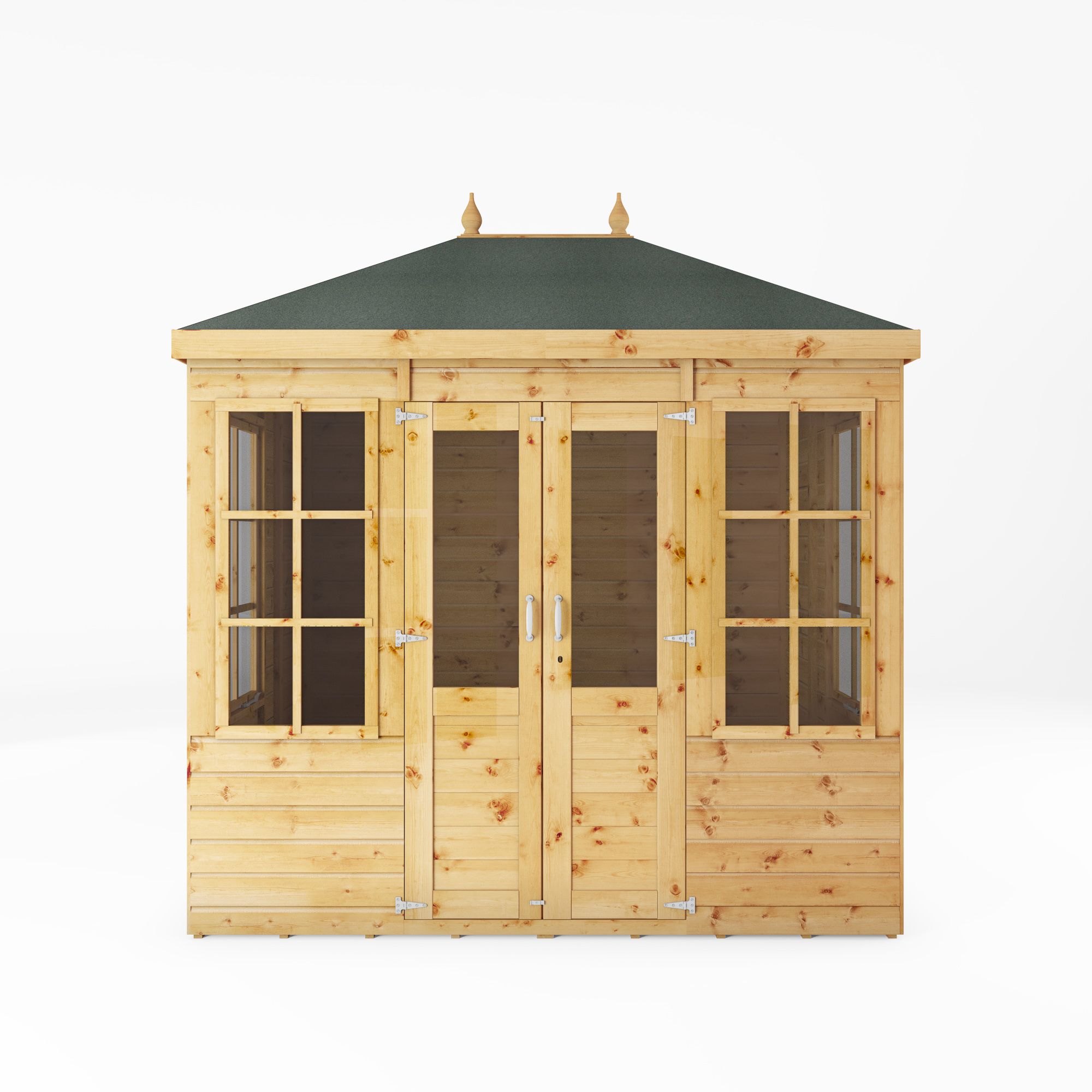 Mercia Clover 8x6 ft with Double door & 2 windows Hip Wooden Summer house