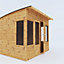 Mercia Helios 8x8 ft with Double door & 4 windows Curved Wooden Summer house