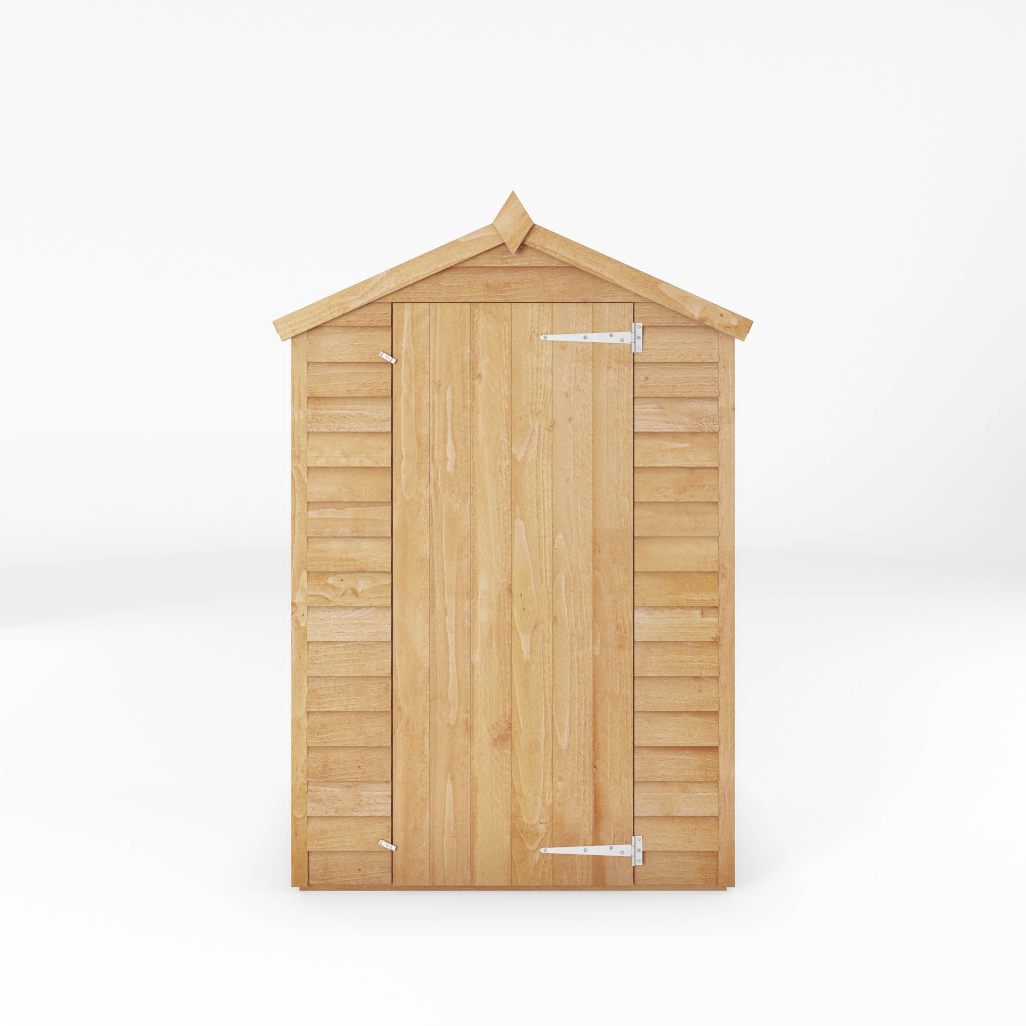 Mercia Overlap 4x3 ft Apex Wooden Shed with floor