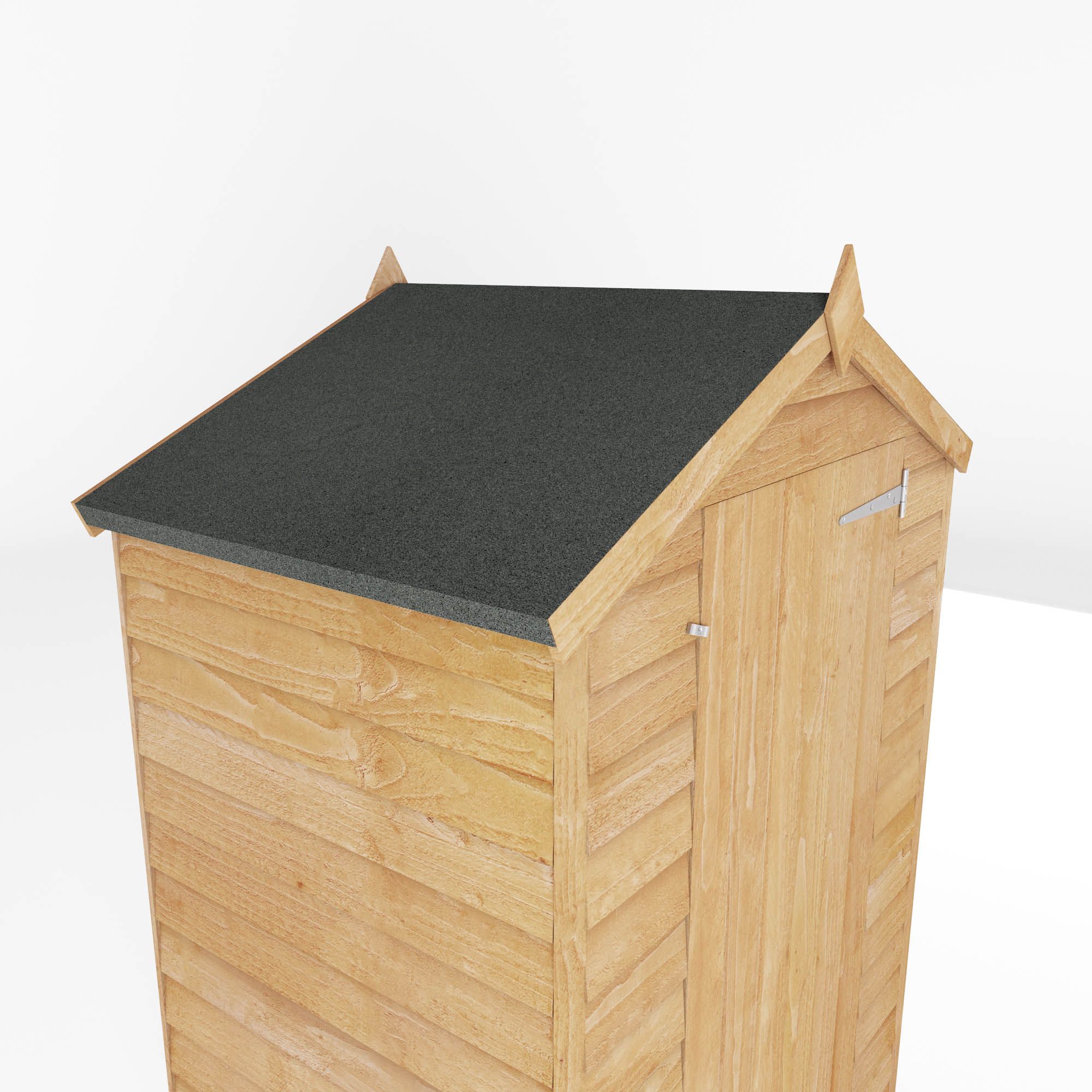 Mercia Overlap 4x3 ft Apex Wooden Shed with floor