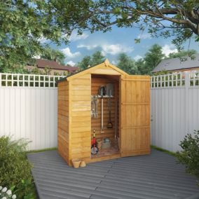 Mercia Overlap 5x3 ft Apex Wooden Shed with floor