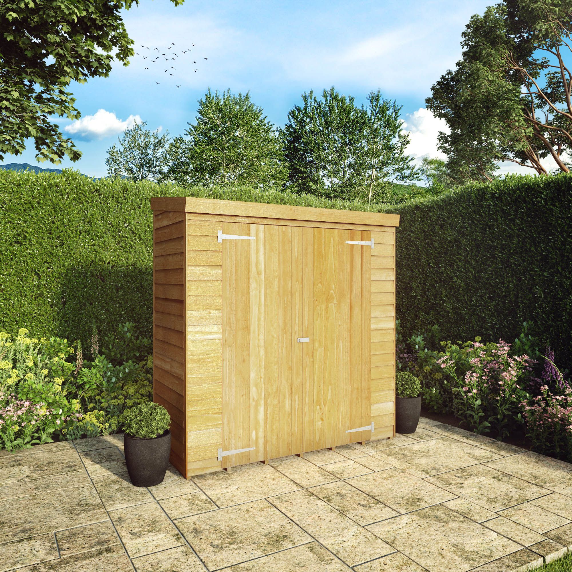 Mercia Overlap Pent Garden storage (H)1960mm (W)1810mm