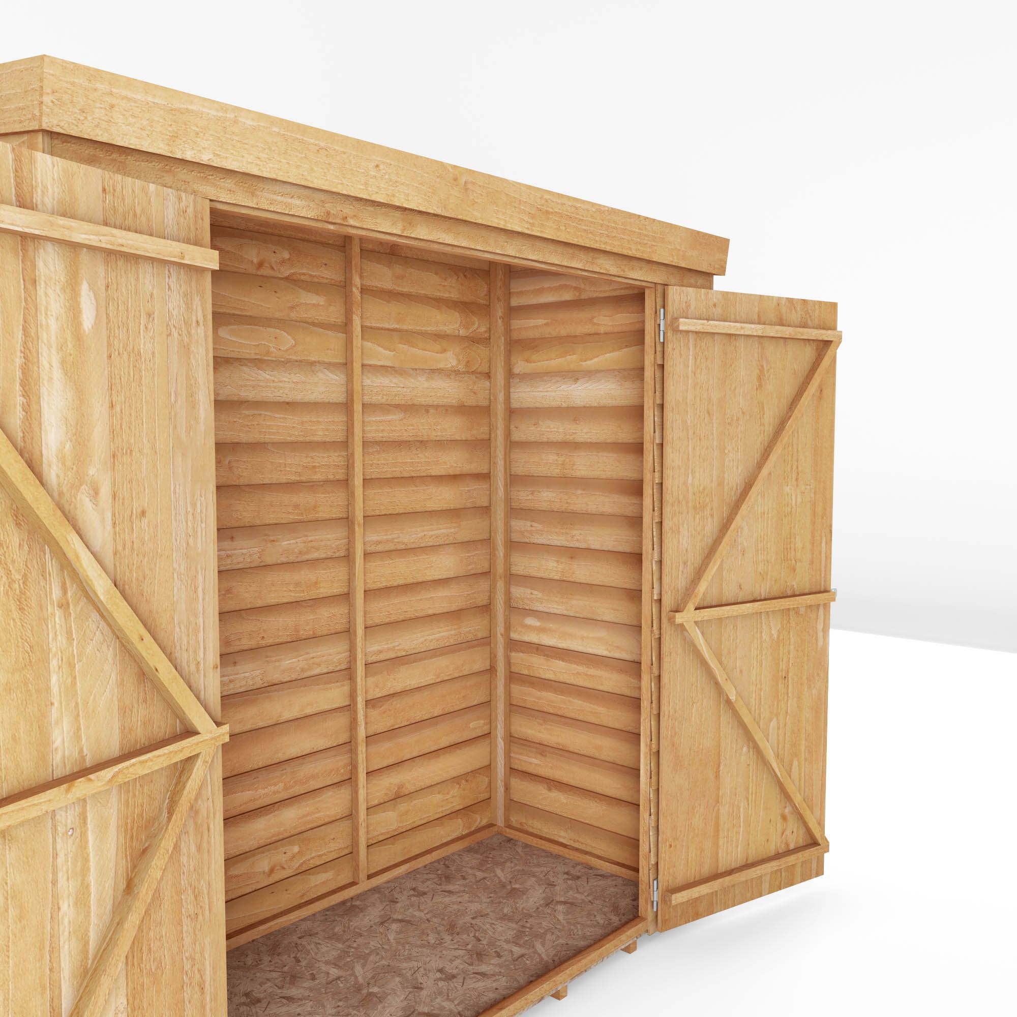 Mercia Overlap Pent Garden storage (H)1960mm (W)1810mm