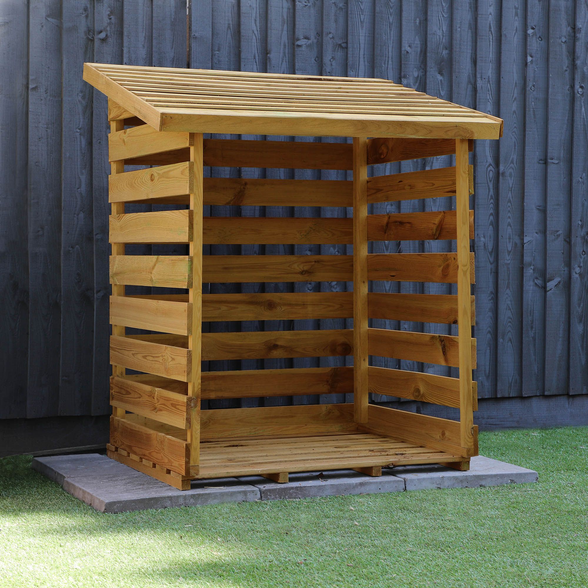 Mercia Single Wooden Pent Log store