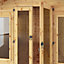 Mercia Sussex 8x6 ft with Double door & 4 windows Apex Wooden Summer house