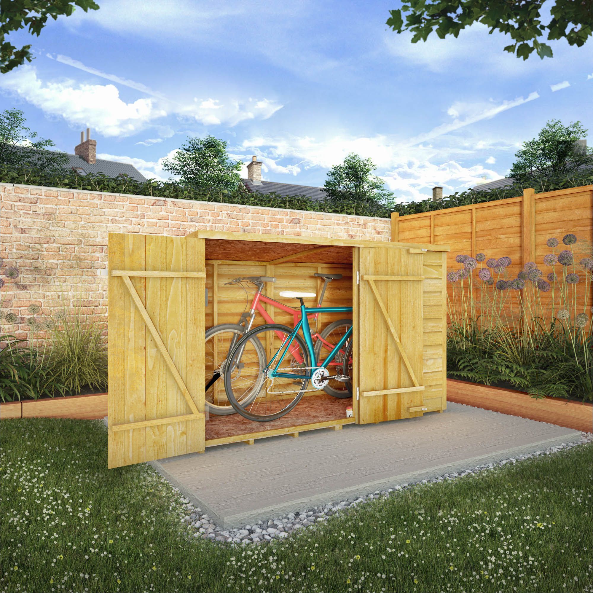 B&q bike online storage