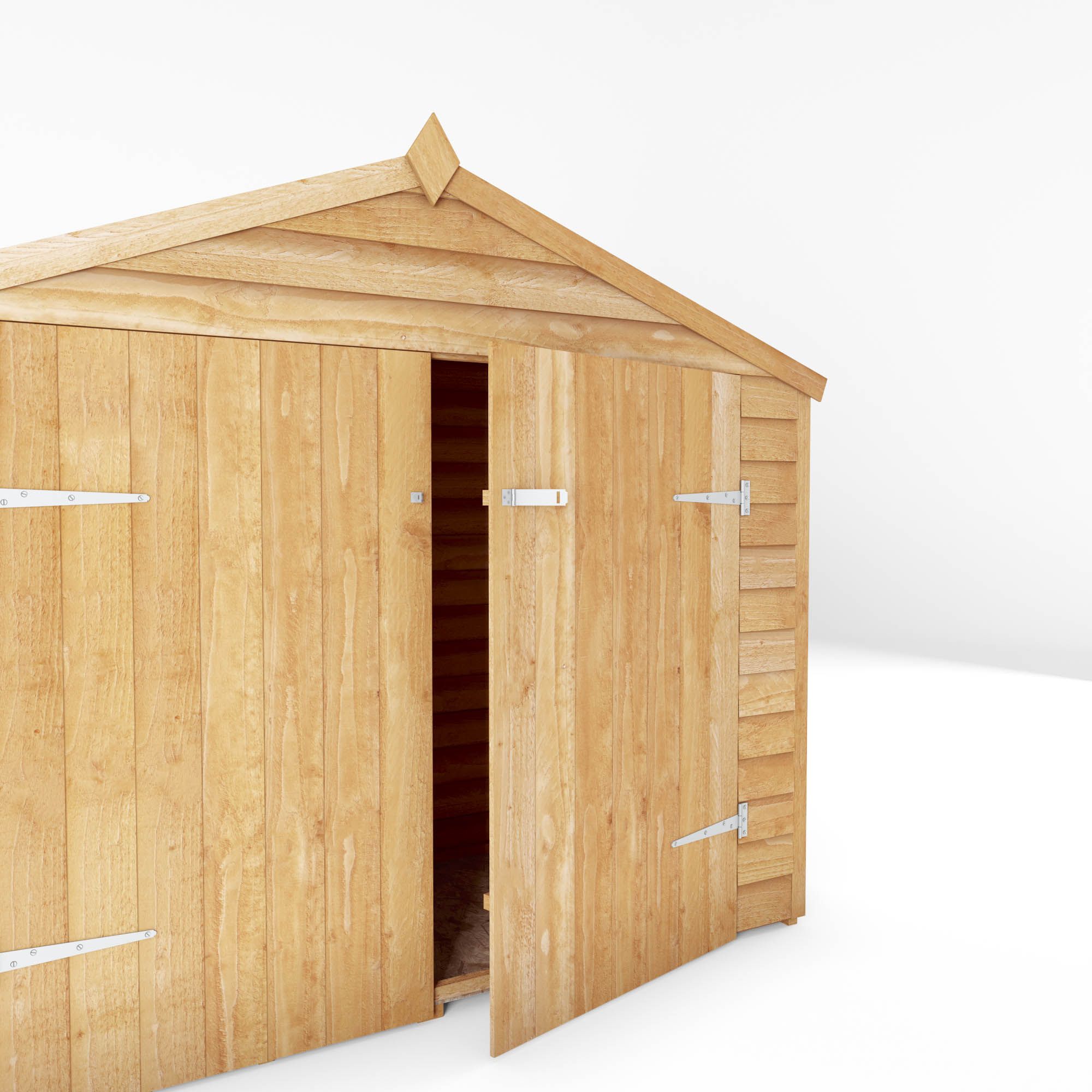 Mercia Wooden 3x7 Overlap Apex Bike store