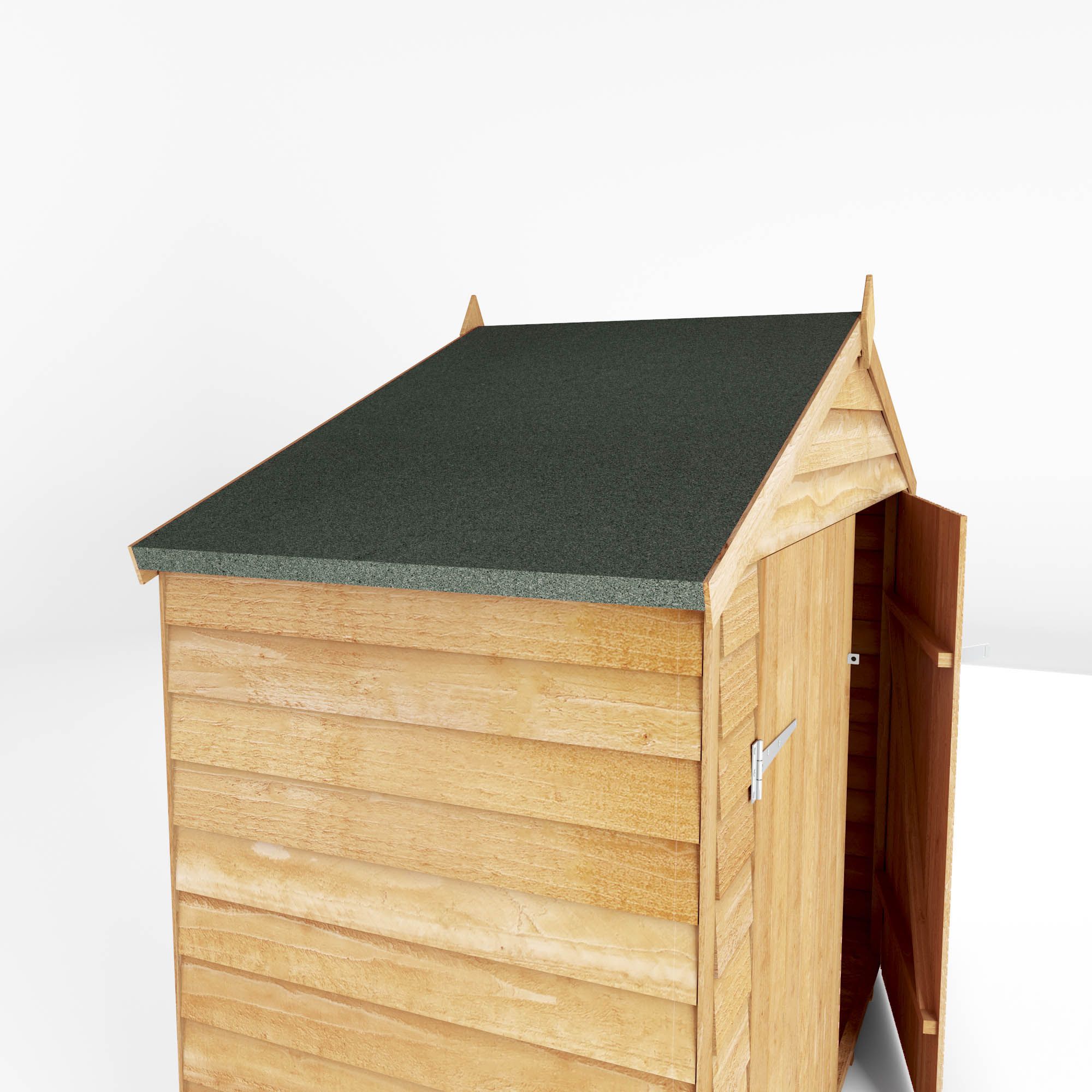 Mercia Wooden 3x7 Overlap Apex Bike store
