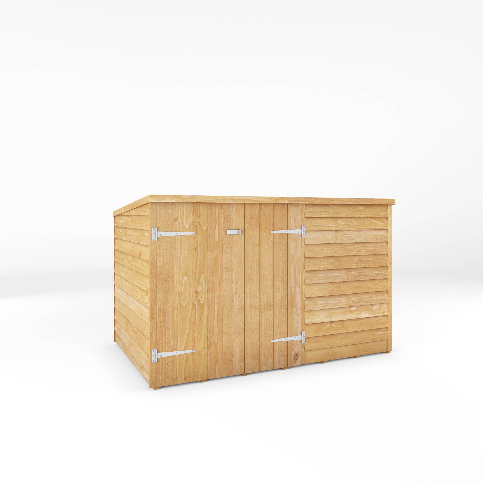 Mercia Wooden 4x6 Overlap Pent Bike store