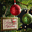 Merry Christmas Tartan Plaque