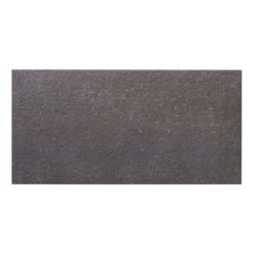 Metal ID Anthracite Matt Flat Concrete effect Porcelain Wall & floor Tile Sample