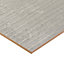 Metal ID Light grey Matt 3D decor Concrete effect Textured Ceramic Indoor Wall Tile, Pack of 8, (L)600mm (W)200mm