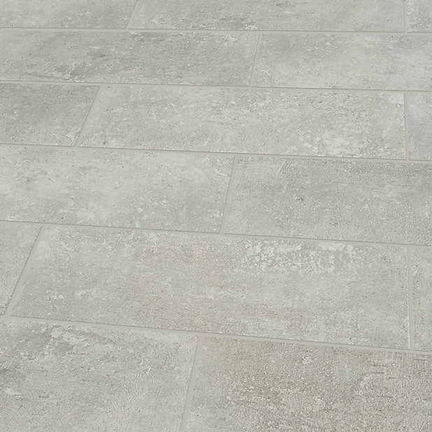 Metal Id Light Grey Matt Flat Concrete, Metal Wall Tile
