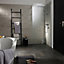 Metal ID Light grey Matt Flat Concrete effect Porcelain Wall & floor Tile, Pack of 6, (L)600mm (W)300mm
