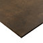 Metalized Anthracite Concrete effect Porcelain Wall & floor Tile, Pack of 3, (L)600mm (W)600mm