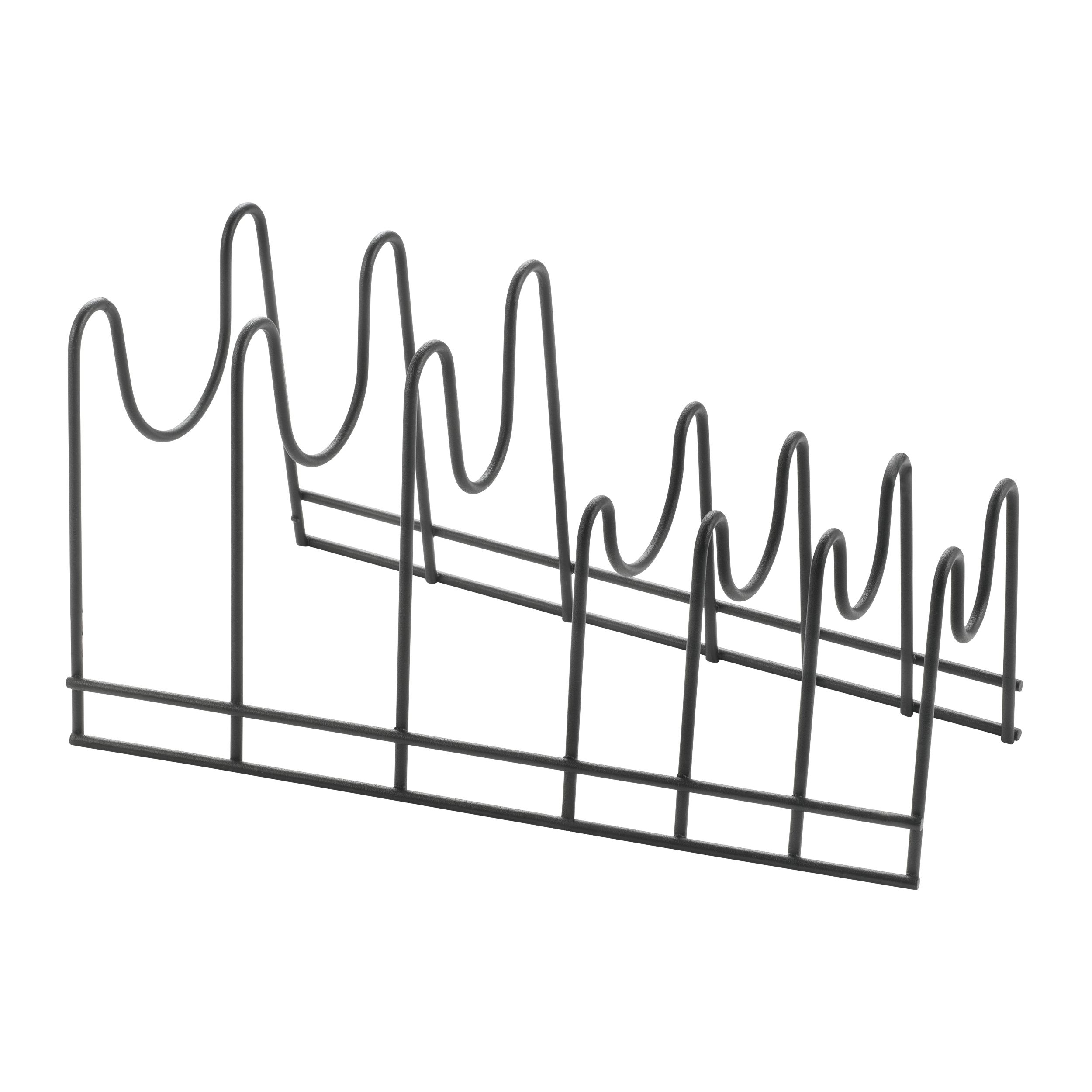 Metaltex Lido Black Plate rack, (W)280mm