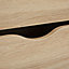 Metcalfe Matt oak effect 4 Drawer Chest of drawers (H)908mm (W)792mm (D)480mm