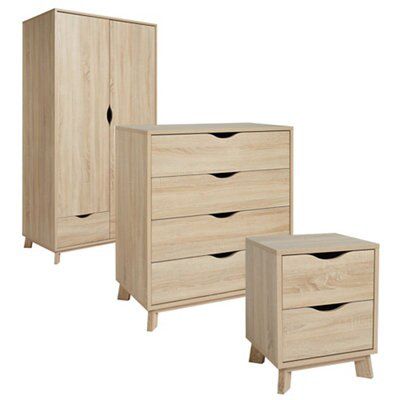 Light oak deals bedroom furniture sets