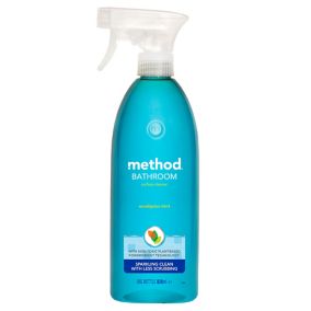Method Eucalyptus Mint Not antibacterial Bath tub & Bathroom Tiles Cleaning spray, 828ml