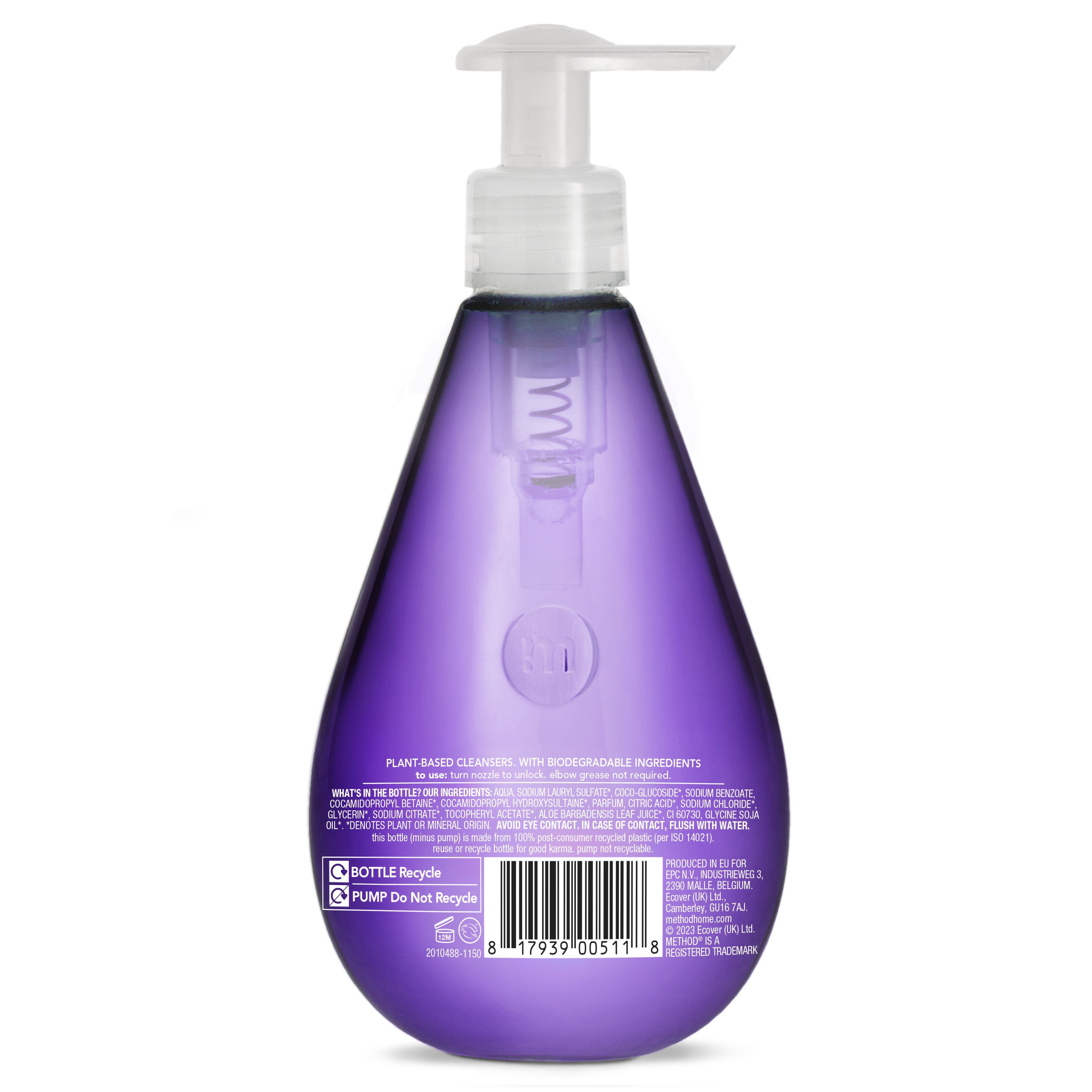 Method French Lavender Hand wash, 350ml