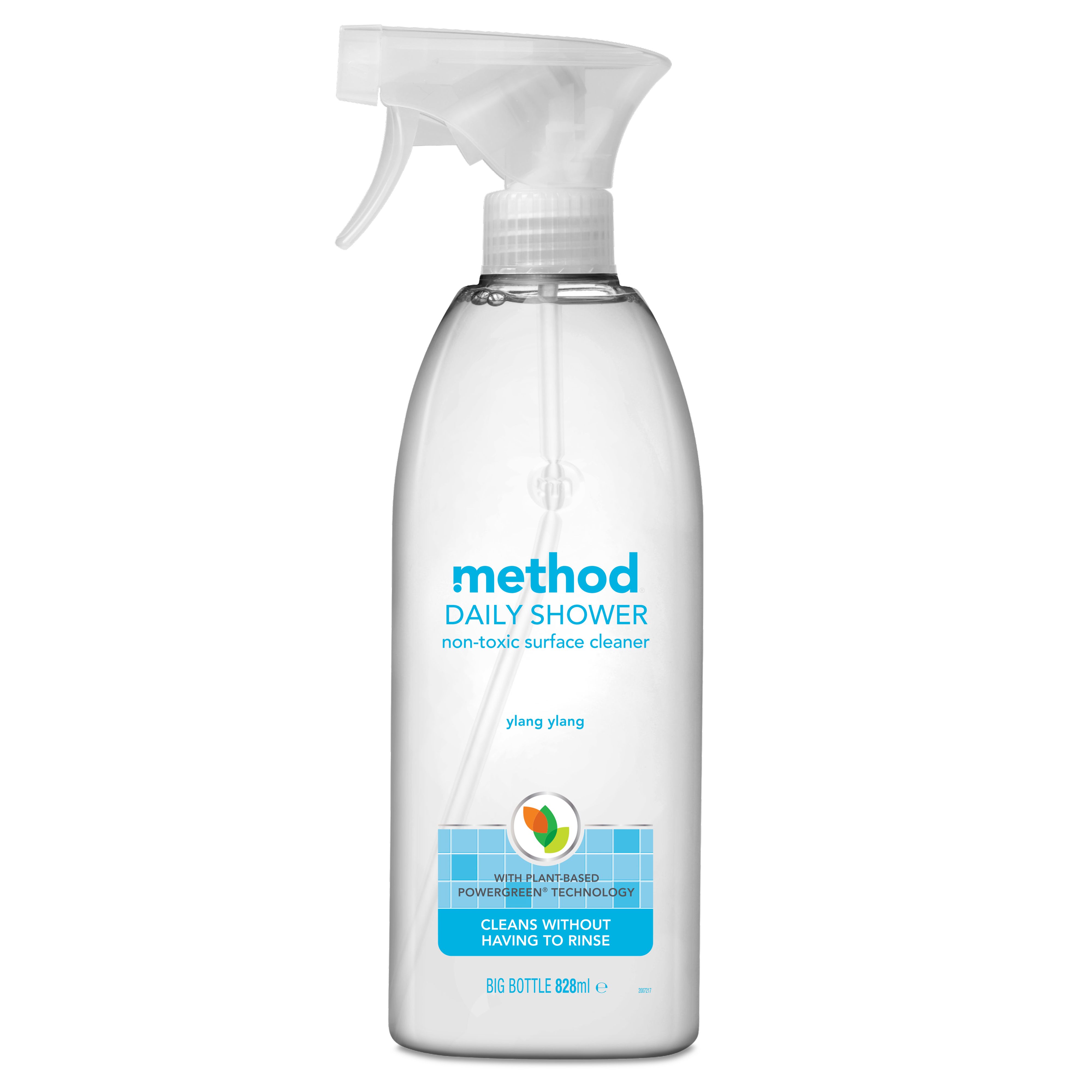 Method Ylang Acrylic, ceramic, enamel, glass, plastic, porcelain & stainless steel Bathroom Bath, shower & tile Cleaning spray, 828ml