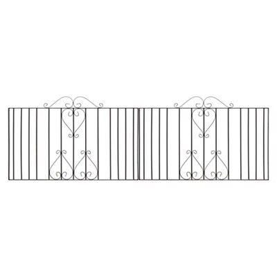 Metpost Ludlow Metal Scroll top Gate, (H)0.95m (W)1.28m