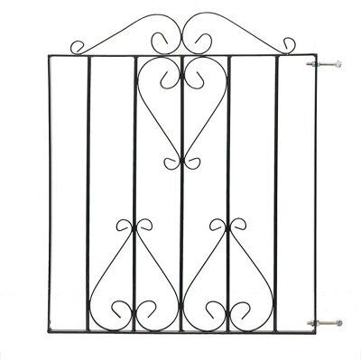 Metpost Ludlow Metal Scroll Top Gate, (h)0.97m (w)0.83m 