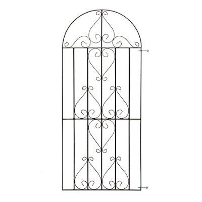 Metpost Ludlow Metal Scroll top Gate, (H)1.84m (W)0.81m | DIY at B&Q