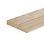 Metsä Wood Oak Ogee Skirting board (L)2.4m (W)120mm (T)18mm, Pack of 3