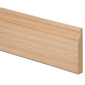 Metsä Wood Oak veneer Ogee Moulding (L)2.4m (W)119mm (T)18mm, Pack of 4