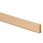 Metsä Wood Oak veneer Rounded Moulding (L)2.1m (W)44mm (T)15mm, Pack of 5