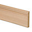 Metsä Wood Oak veneer Torus Moulding (L)2.4m (W)119mm (T)18mm, Pack of 4