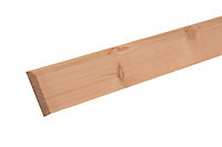 Metsä Wood Planed Pine Rounded Skirting board (L)3m (W)94mm (T)12mm