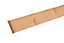 Metsä Wood Planed Pine Rounded Softwood Skirting board (L)2.4m (W)94mm (T)15mm