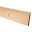 Metsä Wood Smooth Pine Ogee Skirting board (L)2.4m (W)119mm (T)15mm, Pack of 4