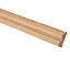 Metsä Wood Smooth Pine Torus Architrave (L)2.1m (W)58mm (T)15mm, Pack of 5