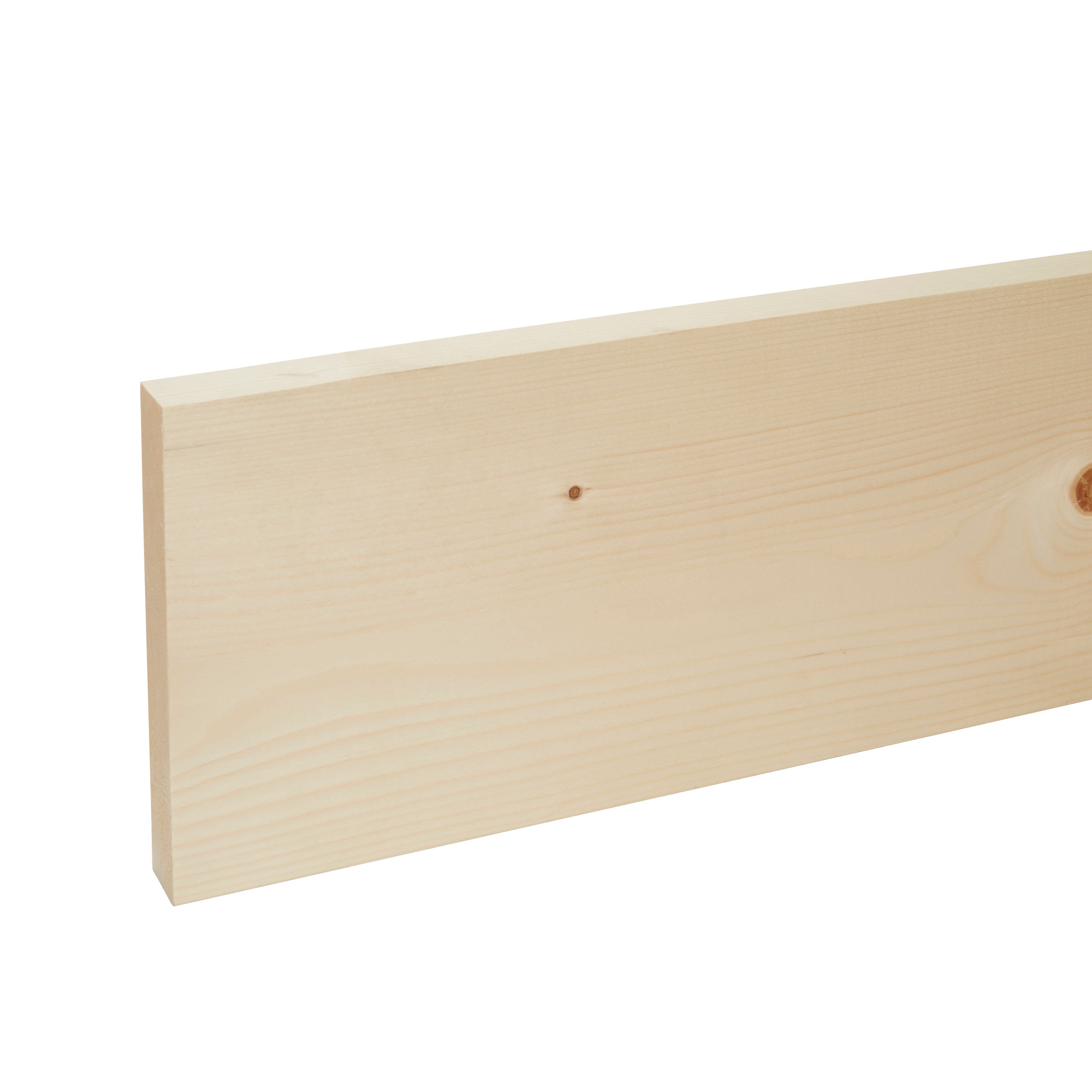 Metsa Wood Smooth Planed Square Edge Whitewood Spruce Stick Timber L 2 4m W 194mm T 27mm Diy At B Q