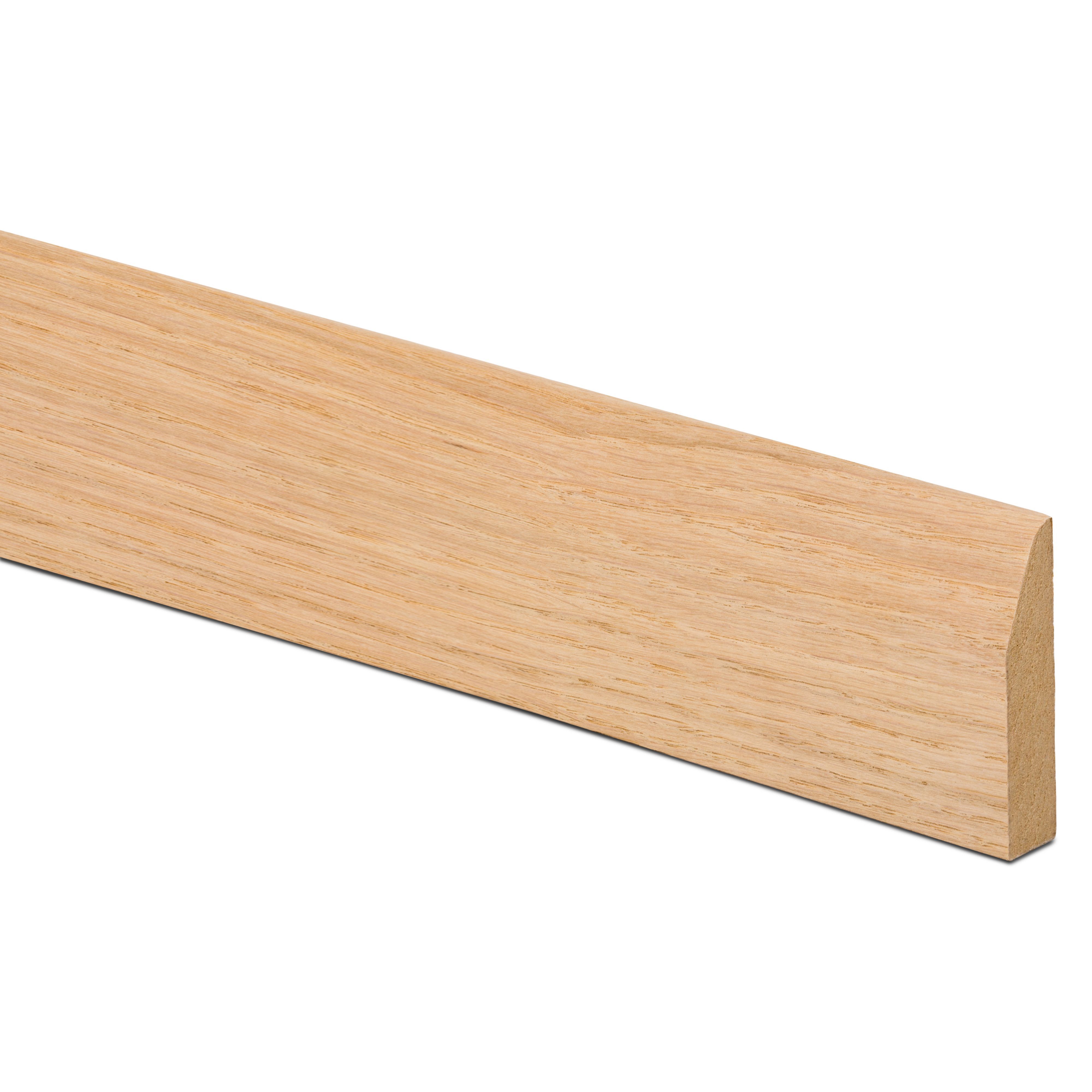 Metsä Wood Fully finished Oak Chamfered Moulding (L)2100mm (W)69mm (T)15mm, Pack of 5