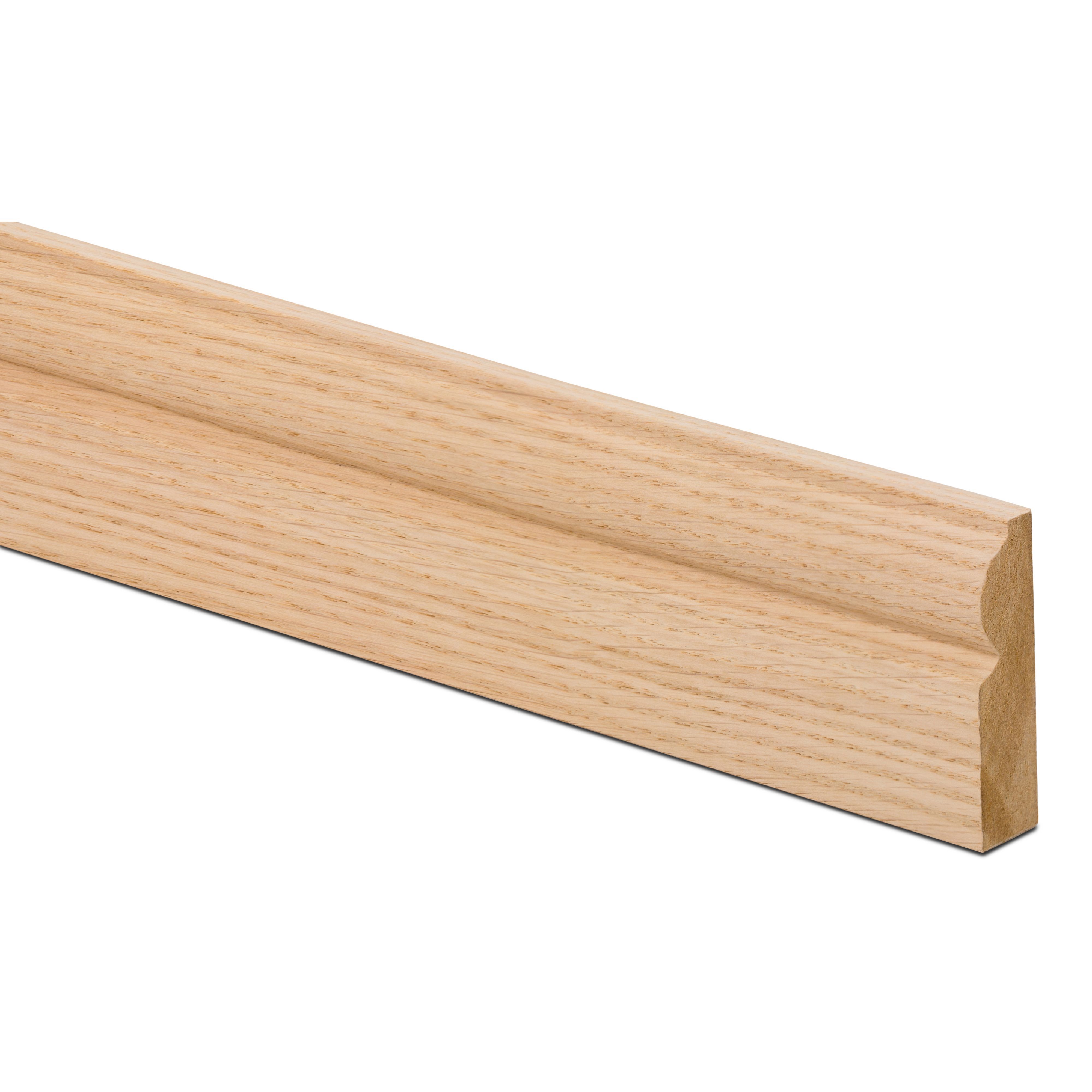 Metsä Wood Fully finished Oak Torus Moulding (L)2100mm (W)69mm (T)18mm, Pack of 5