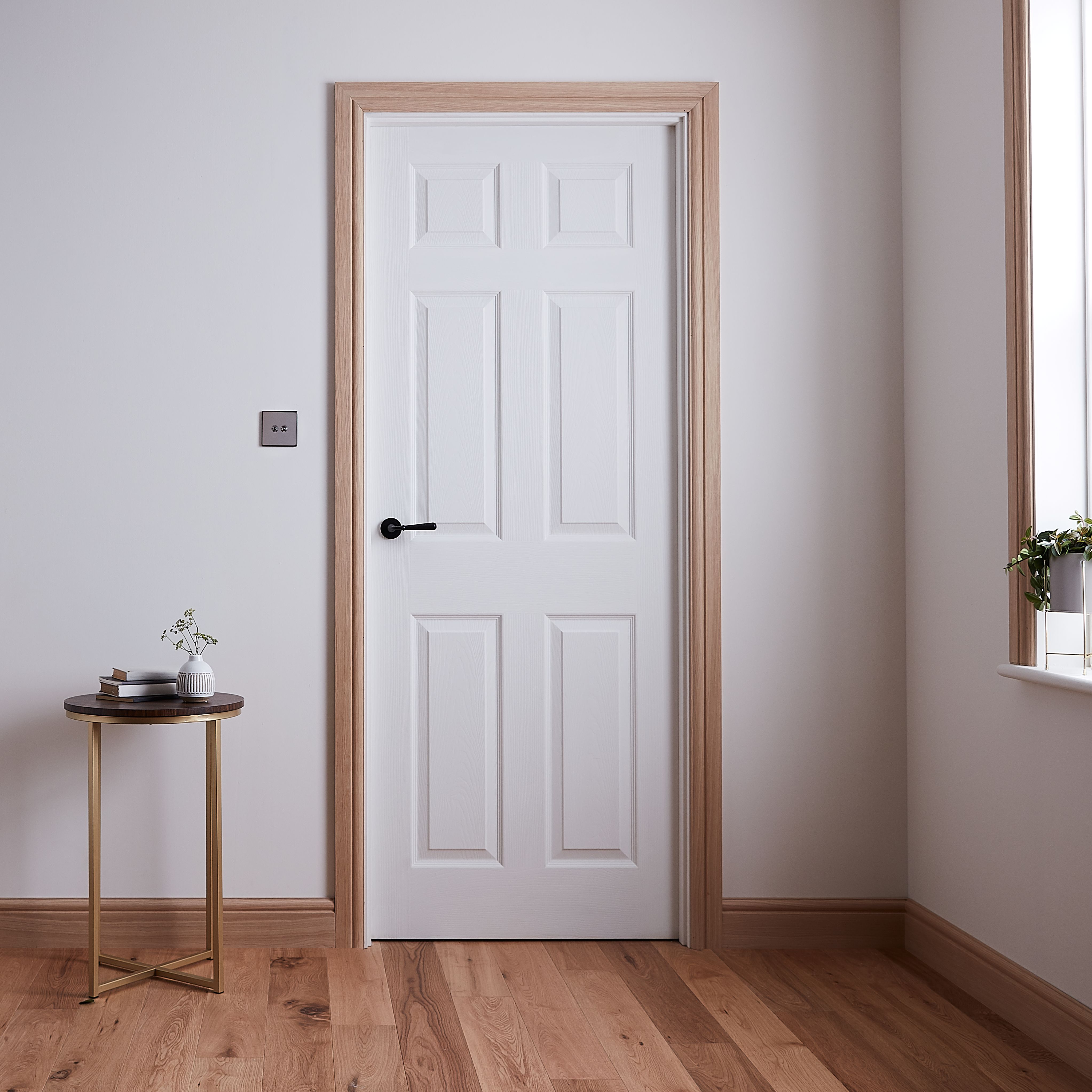 Metsä Wood Fully finished Oak Torus Moulding (L)2400mm (W)119mm (T)18mm, Pack of 4