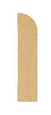 Metsä Wood Natural MDF Rounded Skirting board (L)2400mm (W)69mm (T)15mm