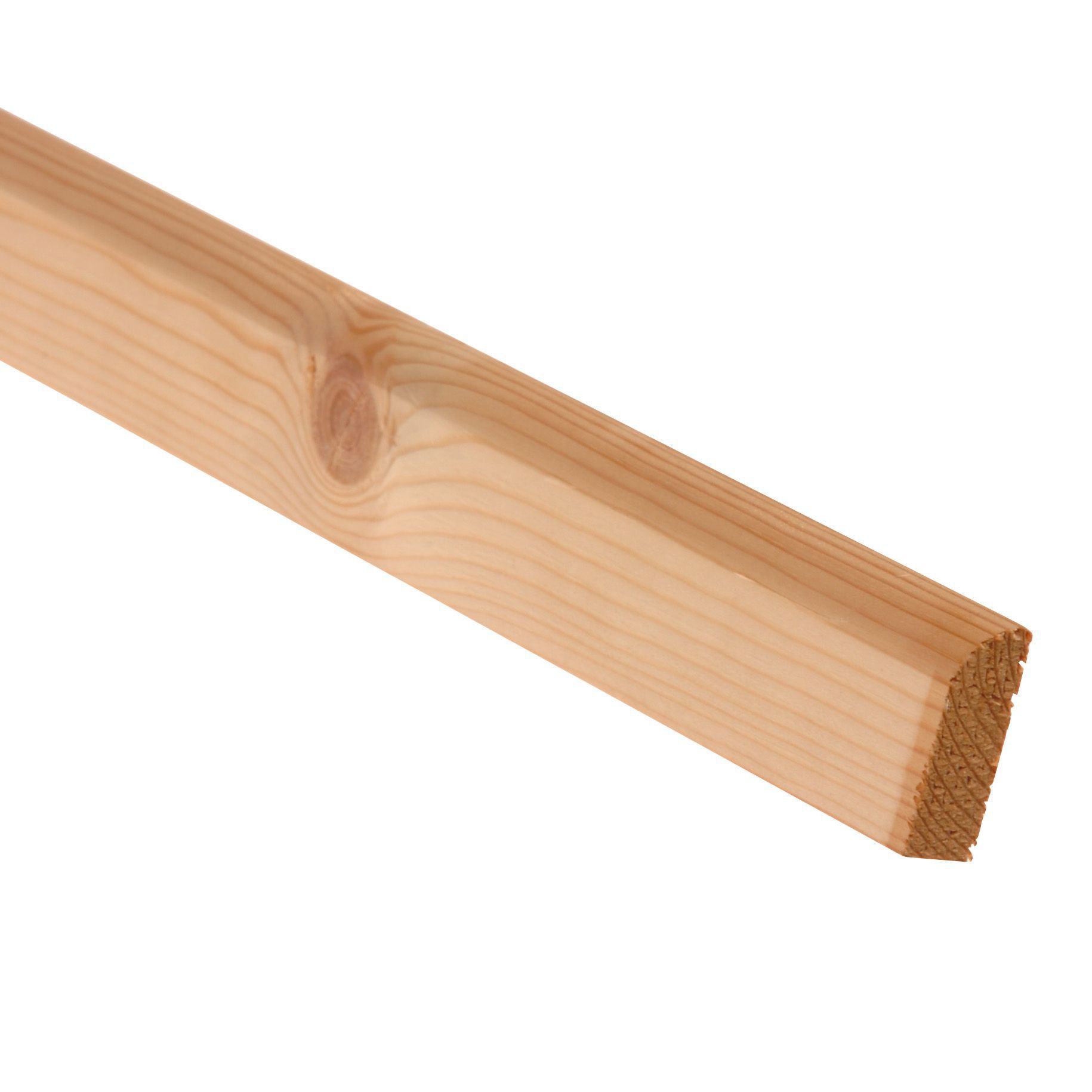 Metsä Wood Pine Bullnose Architrave (L)2.1m (W)44mm (T)15mm, Pack of 8