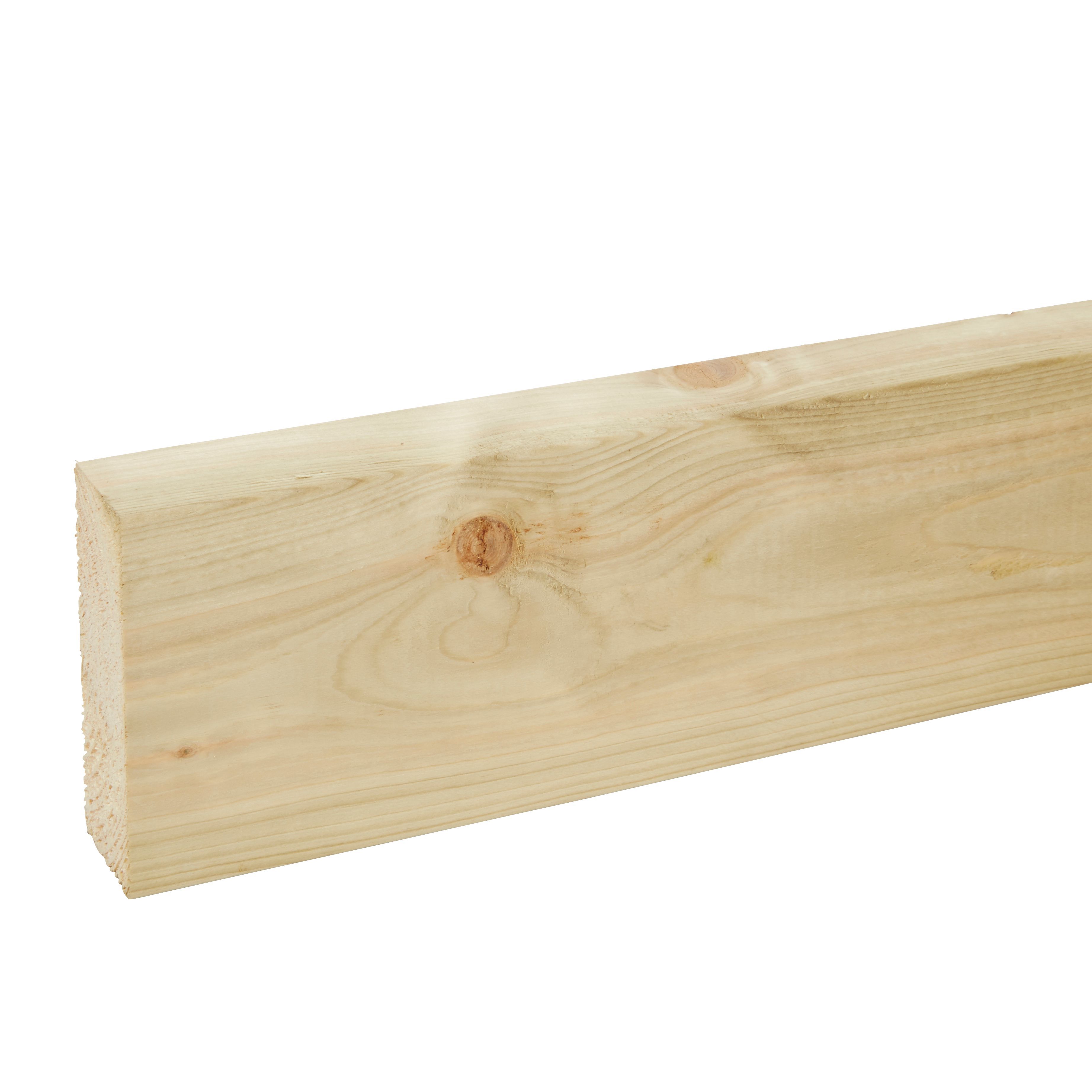 Metsä Wood Planed C16 Treated Whitewood spruce Stick timber (L)3.6m (W)120mm (T)45mm