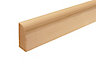 Metsä Wood Planed Pine Bullnose Architrave (L)2.1m (W)44mm (T)15mm, Pack of 8