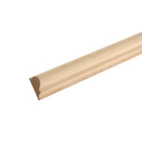 Metsä Wood Planed Pine Picture rail (L)2.4m (W)44mm (T)20mm, Pack of 4