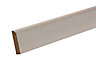 Metsä Wood Primed White MDF Bullnose Skirting board (L)2.4m (W)69mm (T)14.5mm, Pack of 4