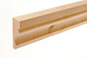 Metsä Wood Redwood Skirting board (L)2.1m (W)57mm